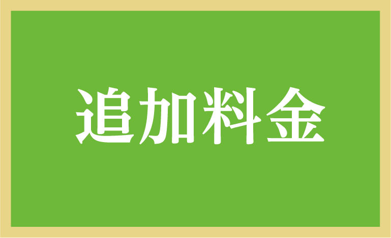 追加料金